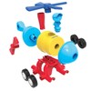 Learning Resources 1-2-3 Build It! Rocket-Train-Helicopter, Toddler Building Toy, 17