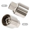 MospdyGear B66475304 Security Master Anti Theft Car Locking Wheel Nut