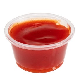 Restaurantware RW Base 0.8 Ounce Sauce Cups 2000 Microwave-Safe Condiment Cups - Crack-Resistant Disposable Black Plastic Portion Cups For Samples Sauces Or Toppings Lids Sold Separately