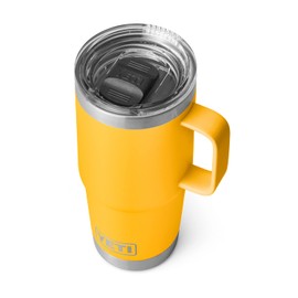 YETI Stainless Steel Rambler Travel Drinking_Cup, Vacuum Insulated with Stronghold Lid, 20 Ounces, Alpine Yellow