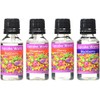Cupcake World Food Flavourings Cherry/Strawberry/BlackBerry/Raspberry Bottles 28.5 ml (Pack of
