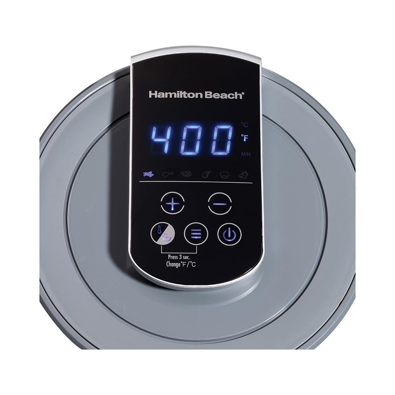 Hamilton Beach 2.5L Digital Air Fryer, Gray (35051)