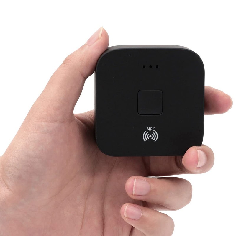 Bluetooth 5.0 Receiver Wireless 3.5mm AUX NFC to 2RCA Audio