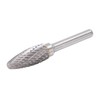 Double Cut Carbide Burr Rotary File Tree Shape Multipurpose for