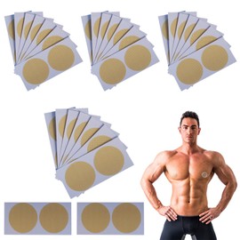 PMELCXD Men's Nipple Cover Waterproof Invisible Anti-Friction Breathable Disposable 3.5 cm Self-Adhesive Nipple Covers for Runners & Athletes Marathon Runners Men, 30 Pairs