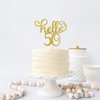 Hello 50 Cake Topper - 50th Birthday / 50th Wedding