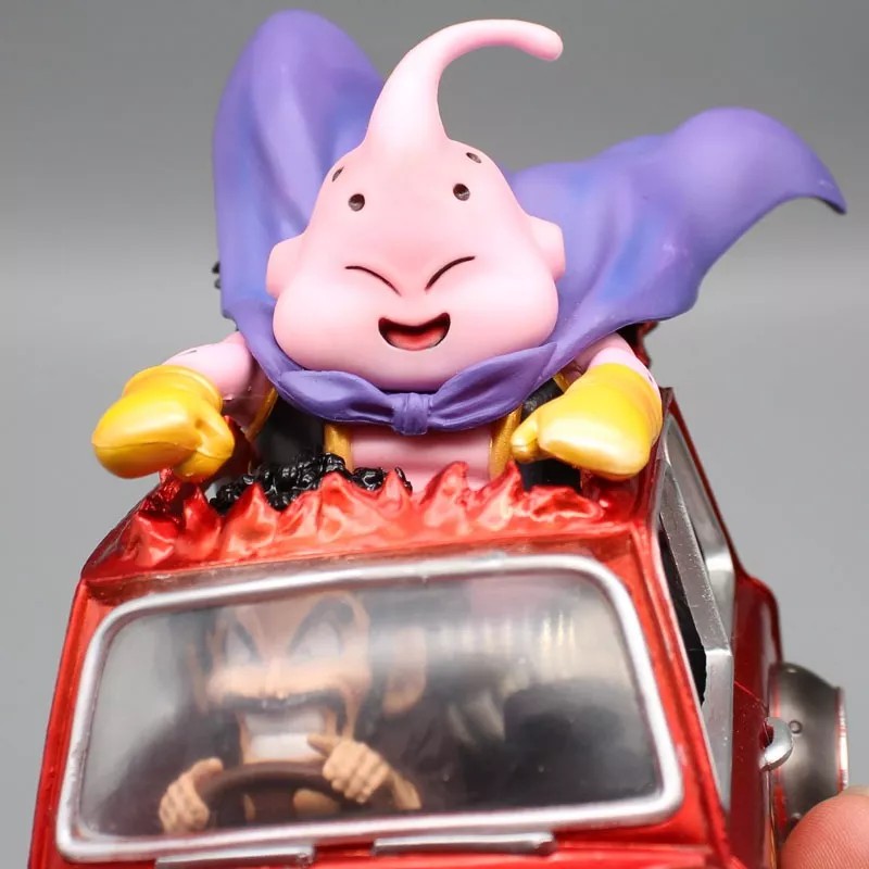 Jextech Figura Majin Boo Y Mr. Satan Coche Dragon Ball