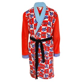 Underboss Mens Mr. Krabs Adult Plush Robe (Large/X-Large)