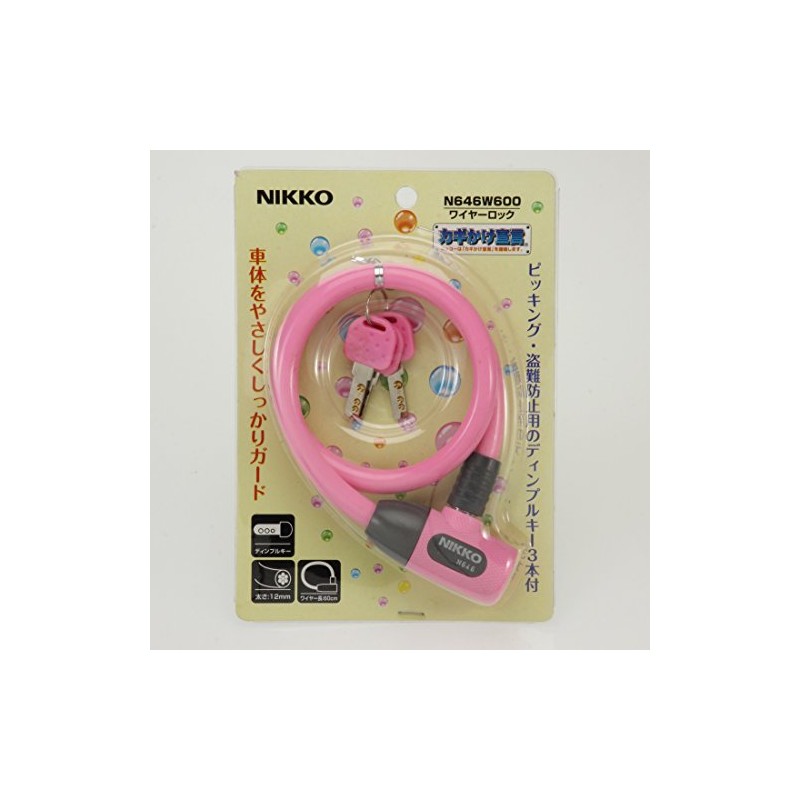 Nikko Wire Lock N646W-600 P Pink