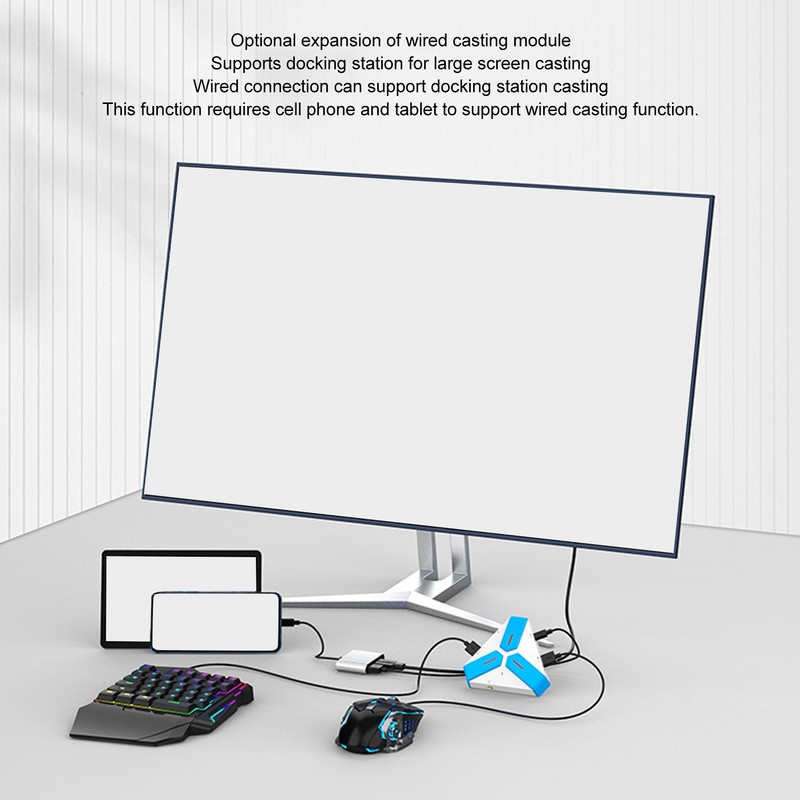 Keyboard Mouse Converter Combo Plug and Play Mobile Game Keypad