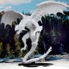 WizKids Pathfinder Battles: Deep Cuts Unpainted Miniatures: Gargantuan White Dragon