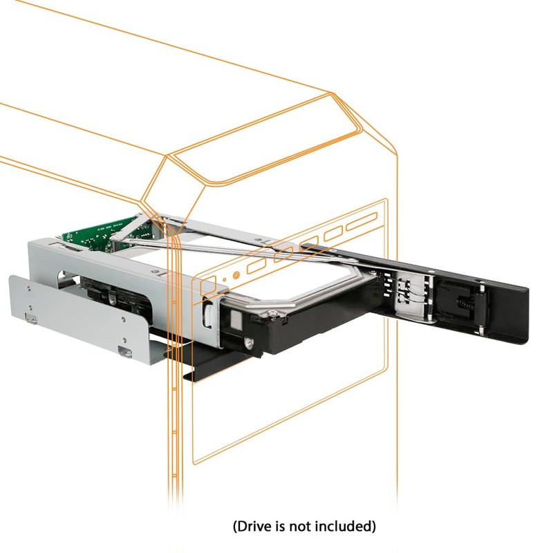 ICY DOCK TurboSwap MB171SP-1B - SATA/SAS Hot Swap Mobile Rack