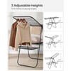 SONGMICS Clothes Drying Rack, Foldable 2-Level Laundry Drying Rack, Free-Standing