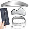 AnTiexi 3 in 1 Stainless Steel Gua Sha Massage Tool