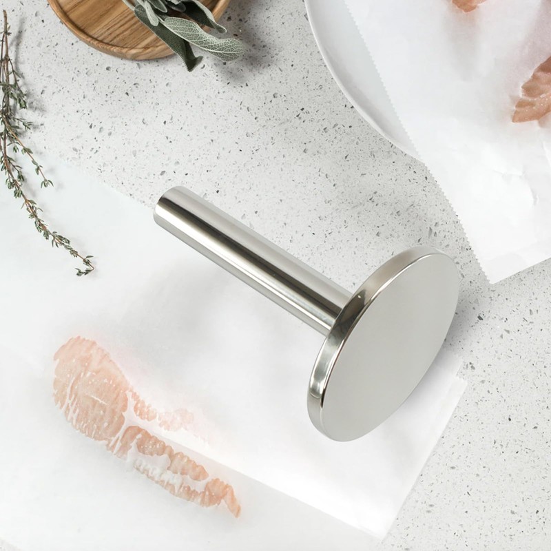 KAYCROWN Meat Tenderizer Hammer, Meat Pounder Flattener, Stainless Steel Kitchen