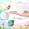 Pasimy 6 Set Ceramics to Paint DIY Ceramic Succulent Planter