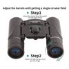 40X22 Binoculars HD IPX5 Waterproof Fogproof Foldable Portable Compact Binoculars