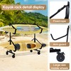 Kayak Storage Rack,Heavy-Duty Steel Freestanding Kayak Hanger Holder w/Padded Arms