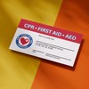Lashicorn CPR and First Aid AED Certification Cards | 30