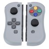 For Joycon Game Console Wireless Bluetooth Gamepad Right Left(gris foncé