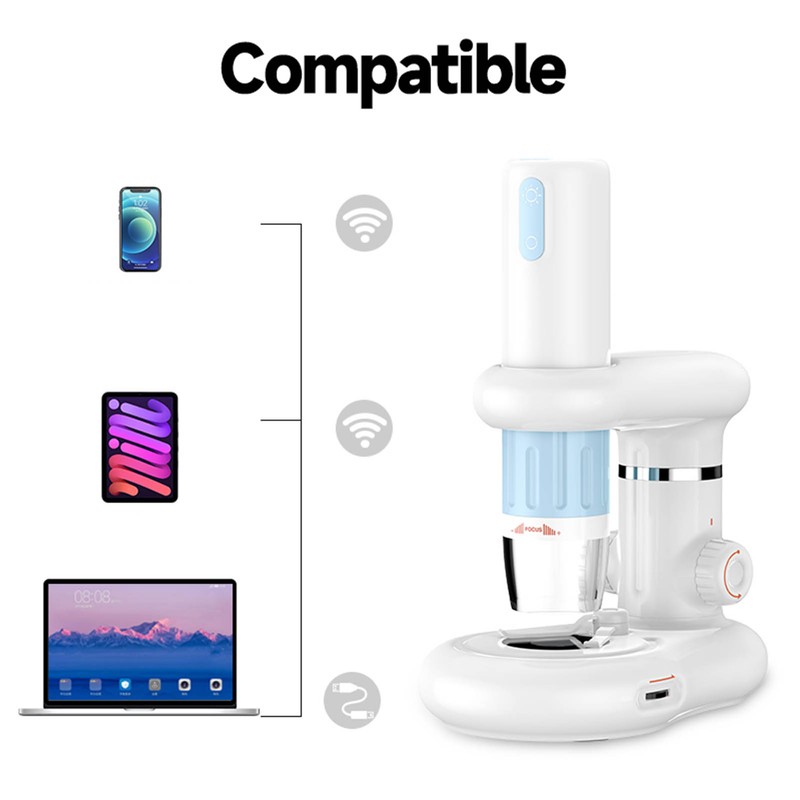 Wireless Digital Microscope WiFi Handheld Portable USB 1080P HD Mini