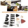 40pcs/set Saw Blade Cutter Oscillating Multi Tool Replacement Accessories