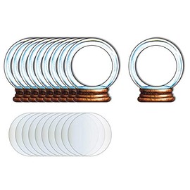 Ideen mit Herz Pack of 30 Snow Globes 13cm x 11.5cm Greeting Cards with Envelopes