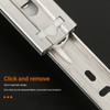 2PCS 14 Inch Push to Open Drawer Slides Stainless Steel