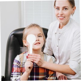 GANAZONO 2Pcs Handheld Eye Occluder for Vision Test Ergonomic Eye Exam Instrument Comfortable Fit for Home School and Hospital Use Eye Chart Examination Supplies