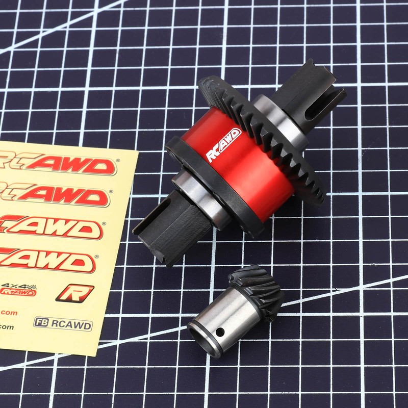 RCAWD Front/Rear Diff Combo Complete w/Diff Gear 39T Input Gear