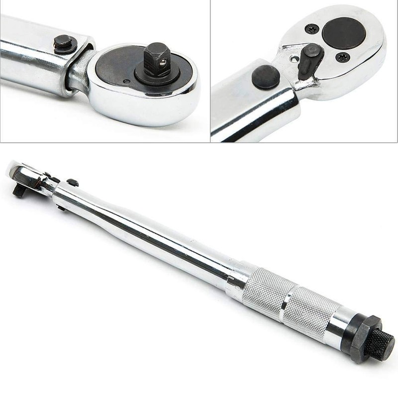 BOWONG Adjustable Torque Wrench 5-25Nm 1/4" Square Drive Click Hand