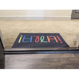 Hola! Doormat Indoor Outdoor Water Proof Non-Slip