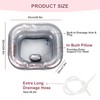 AirSwim Inflatable Hair Washing Basin, Portable Shampoo Bowl With Pillow