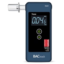 BACtrack Trace Pro Gen2 Breathalyzer Australian Standard Portable Breath Alcohol Tester Professional-Grade Personal Breathalyser, Blue