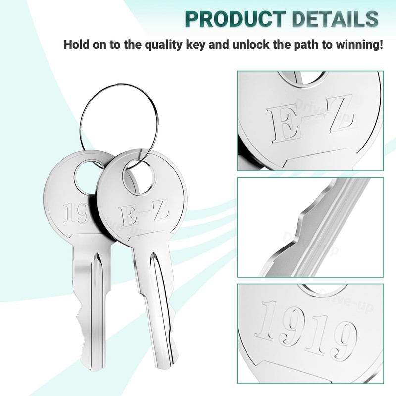 Drive-up Ignition Keys (10 PCS) Fits CLUBCAR EZGO YAMAHA Golf