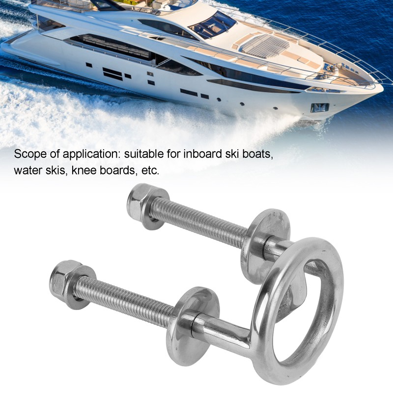 Boat Eye Hook Stainless Steel Material M10 Thread Oxidation Resistance