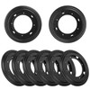 Biugaaufai 8 Pack 8 Inch Black Round Lazy Susan Turntable