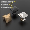 Coinkoly 10 Pack Champagne Bronze Square Dresser Knobs and Pulls