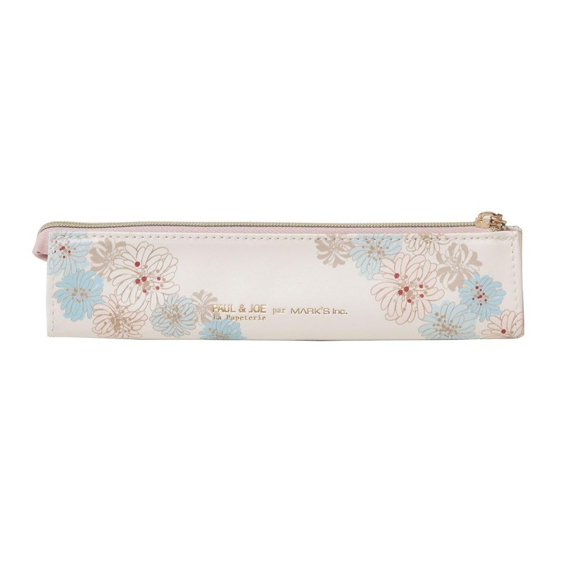 Paul & Joe Marks Slim Pencil Case , white, Japanese