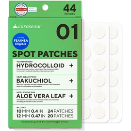 caraseoul Parches Hidrocoloides para el Acné (10/12 mm, 44 Unidades)