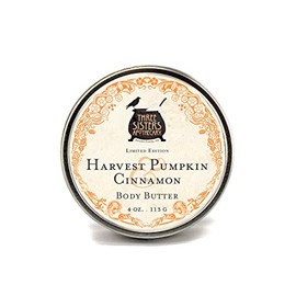 Three Sisters Apothecary 4 oz. Body Butters (Harvest Pumpkin & Cinnamon)