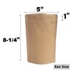 50 Pack Kraft Coffee Bags with Zipper Lock, High Barrier