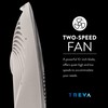 O2COOL Treva 10-Inch Portable Desktop Air Circulation Battery Fan -