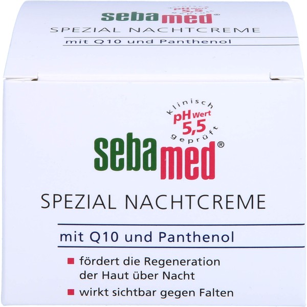 sebamed spezial Nachtcreme mit Q10 und Panthenol, 75 ml Cream