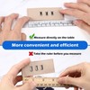 Self-Adhesive Measuring Tape Workbench Ruler Adhesive Backed Double Scale Stick