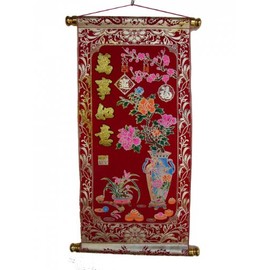 Feng Shui Import Red Scroll - Ru Yi