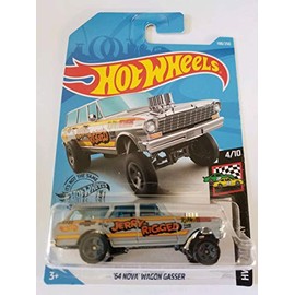 Hot Wheels 2019 Hw Race Day '64 Nova Wagon Gasser, 198/250 Gray