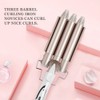 Three Barrel Curling Iron Salon Hairstyling Waver Hair Crimper Hairdressing