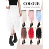 Monbessi Tulle Skirt for Women - Elasticated Waist Midi Skirt