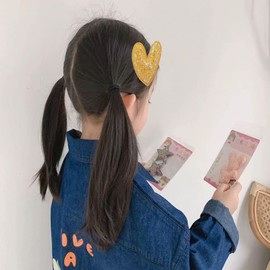 20PCS Rose Red Sequin Heart Shape Sew On Patches Heart Shape Applique Patches for Clothes,4.8cm*4.5cm